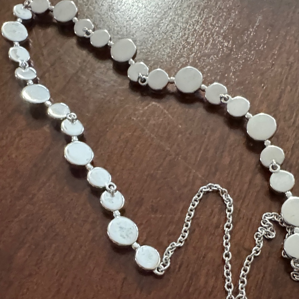 Like new! Touchstone Crystal Multicolor Necklace 18 inch length - Picture 7 of 7